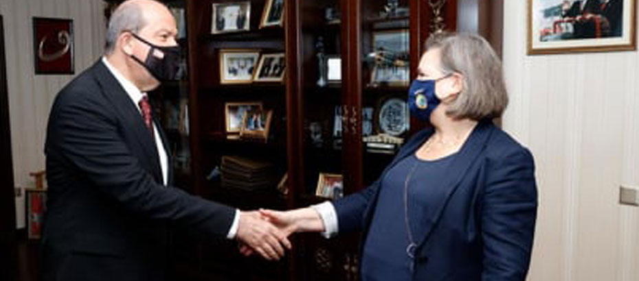 Cumhurbaşkanı Tatar, ABD Dışişleri Bakanlığı Müsteşarı Nuland’ı kabul etti