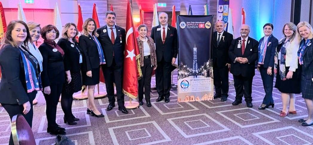 Kuzey Kıbrıs Lionları Tunus 24. Akdeniz Lions Konferansı’nda