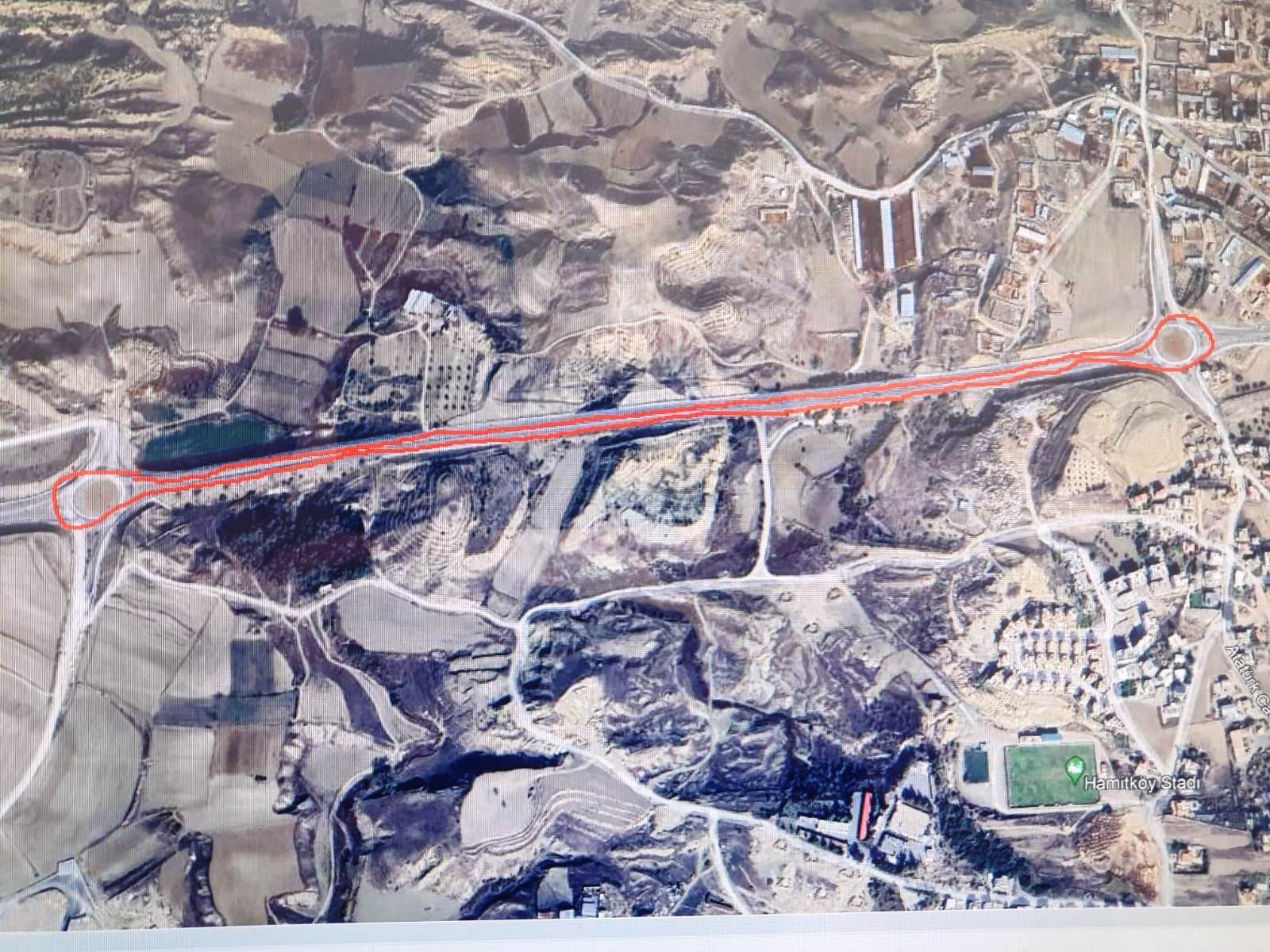 Lefkoşa Kuzey Çevre yolu bugün trafik akışına kapalı olacak!