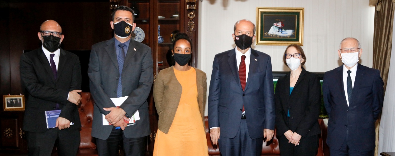 Cumhurbaşkanı Tatar, ABD Büyükelçisi Judith G. Garber’i kabul etti