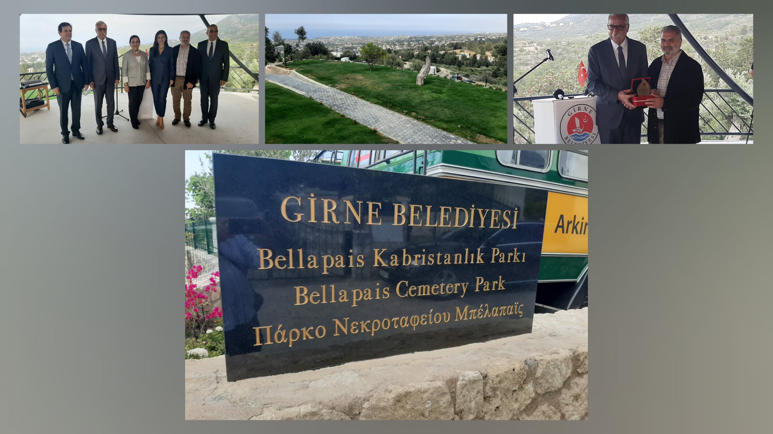 ‘Bellapais Kabristan Parkı’ düzenlenen törenle açıldı