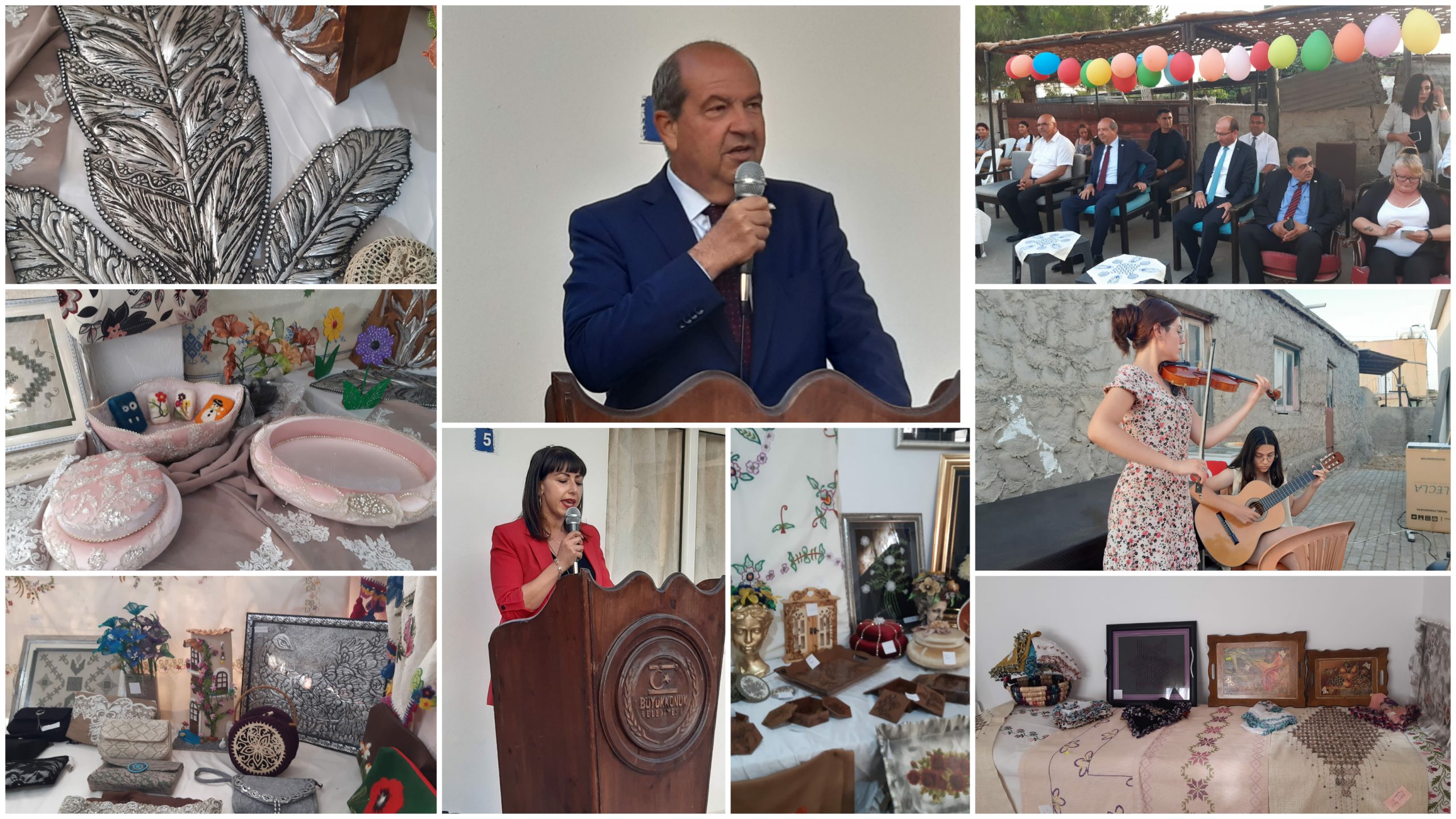Büyükkonuk, Kilitkaya ve Kumyalı Köy Kadın Kursu yıl sonu sergisi açıldı