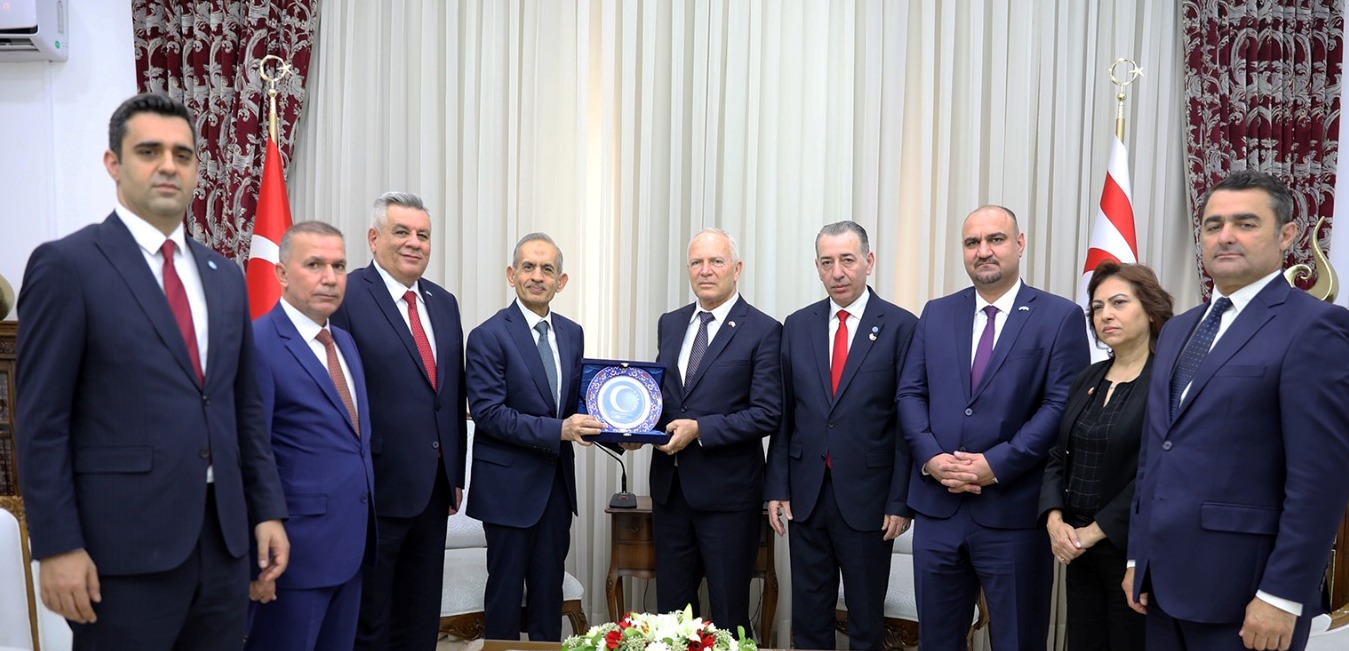 Töre, Irak Türkmen Cephesi Başkanı Turan’ı kabul etti