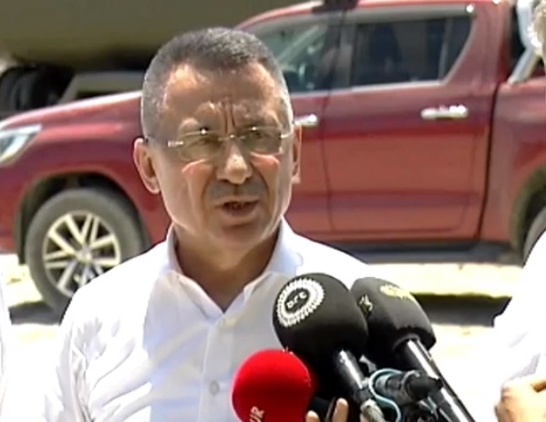 Oktay:Tüm imkanları seferber ederek yangını sürdürmeye çalışıyoruz