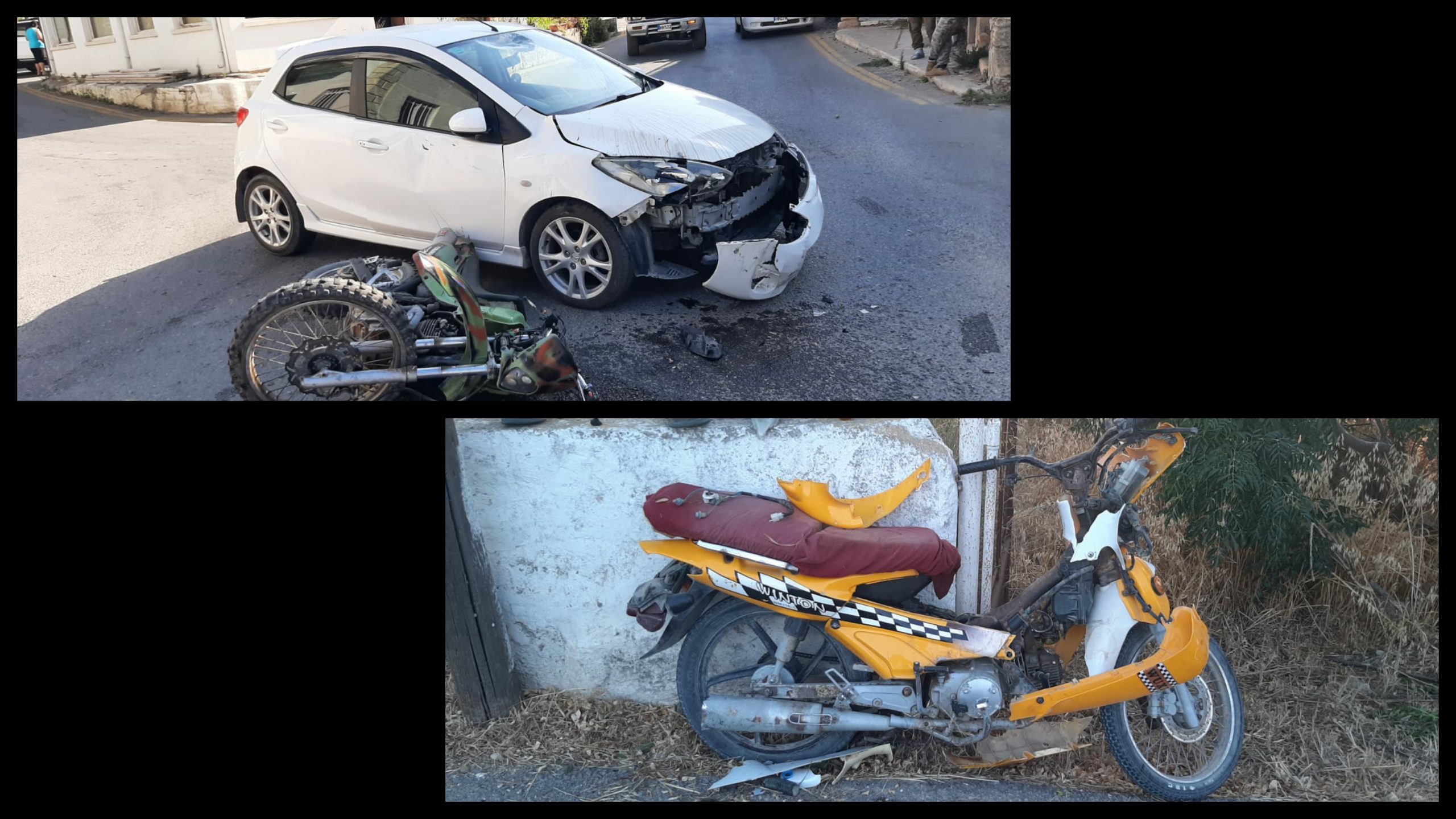 Yenierenköy’de art arda 2 ayrı  motor kazası!