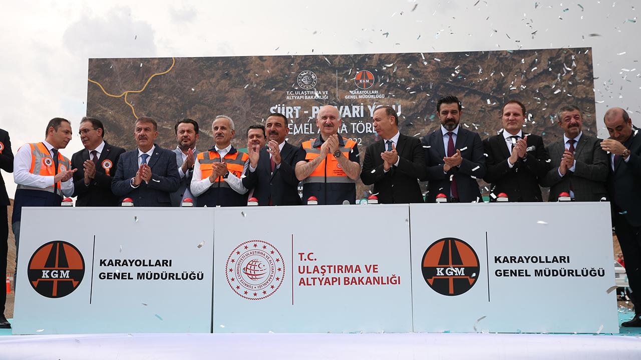 Siirt-Pervari Yolu’nun temeli atıldı