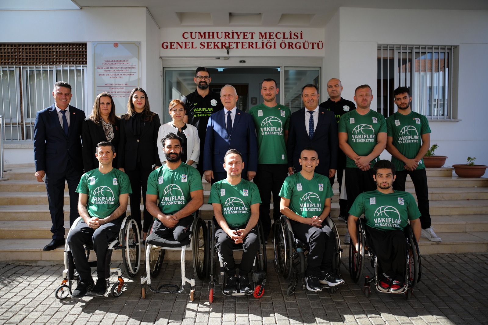 Töre, Vakıflar Tekerlekli Sandalye Basketbol Takımı’nı kabul etti