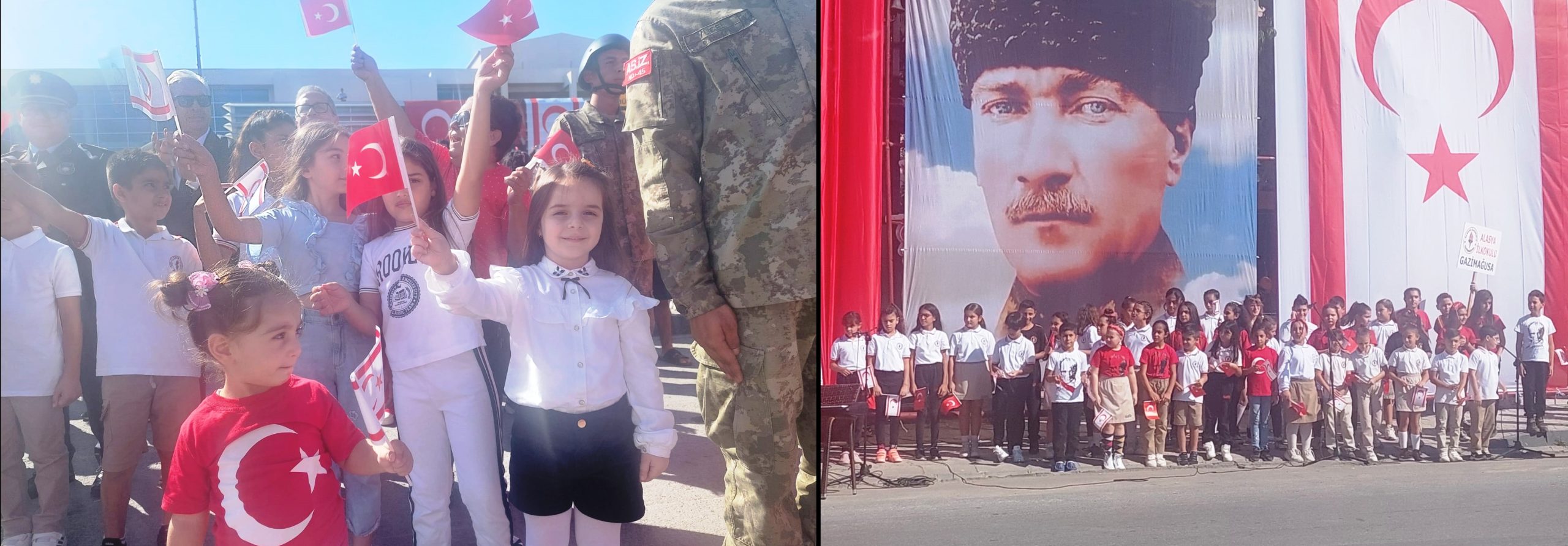 Gazimağusa’da 29 Ekim Cumhuriyet Bayramı törenle kutlandı