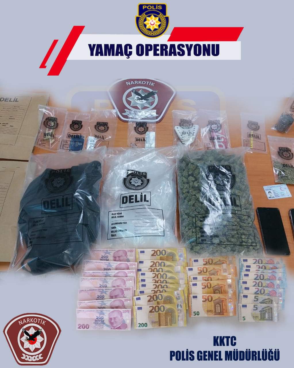 Girne’de uyuşturucu operasyonu