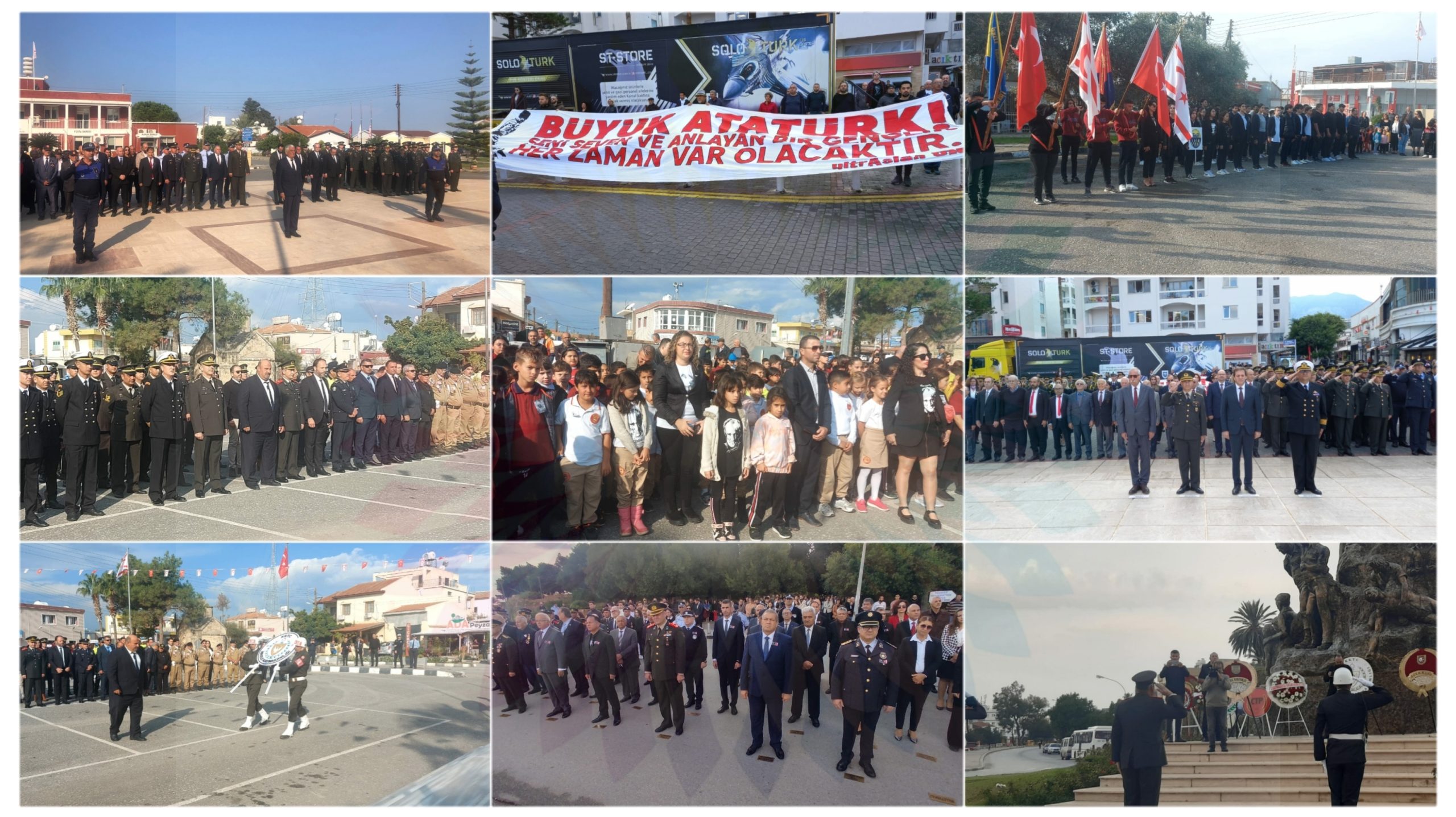 Ulu Önder Mustafa Kemal Atatürk 84. ölüm yıldönümünde KKTC’de törenlerle anılıyor