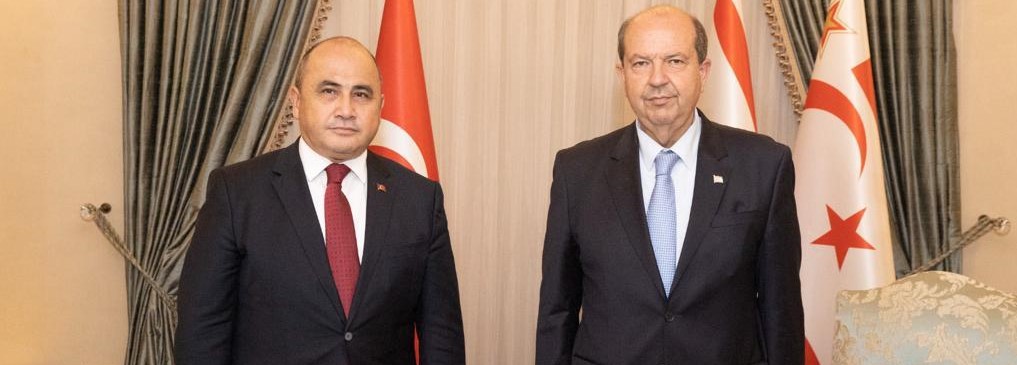 Cumhurbaşkanı Tatar, görev süresi dolan TC Lefkoşa Büyükelçisi Başçeri’yi kabul etti:Birikiminiz bizim için değerli.Temennim,KKTC’ye katkınızın sürebilmesi