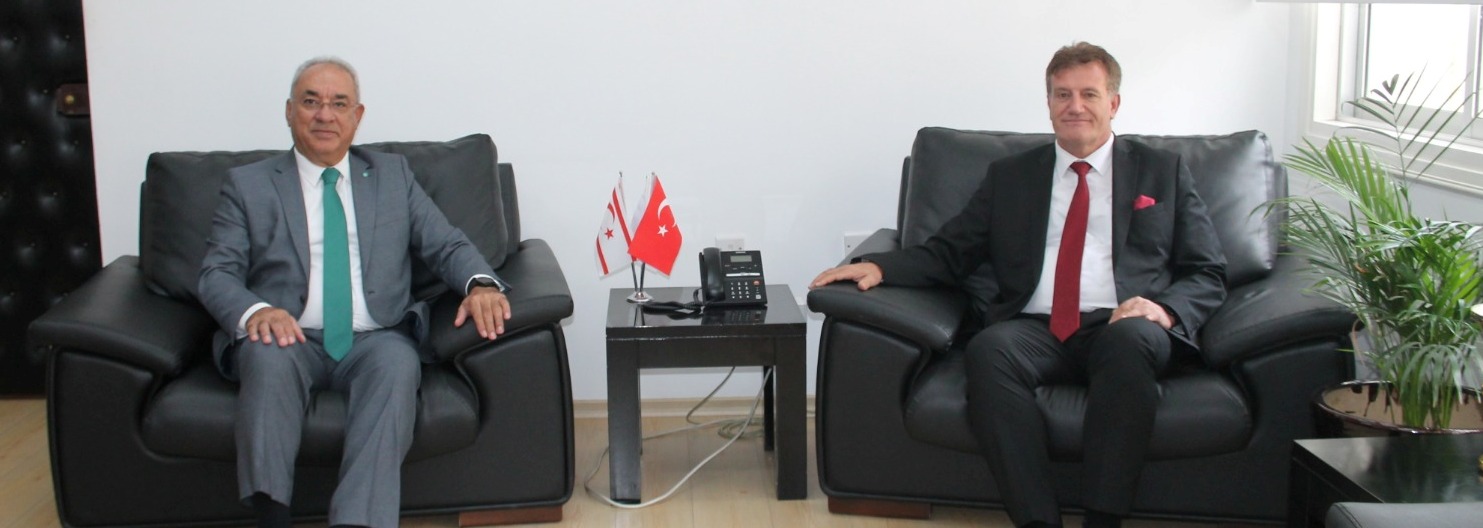 Arıklı, DSP Genel Başkanı Aksakal’ı kabul etti