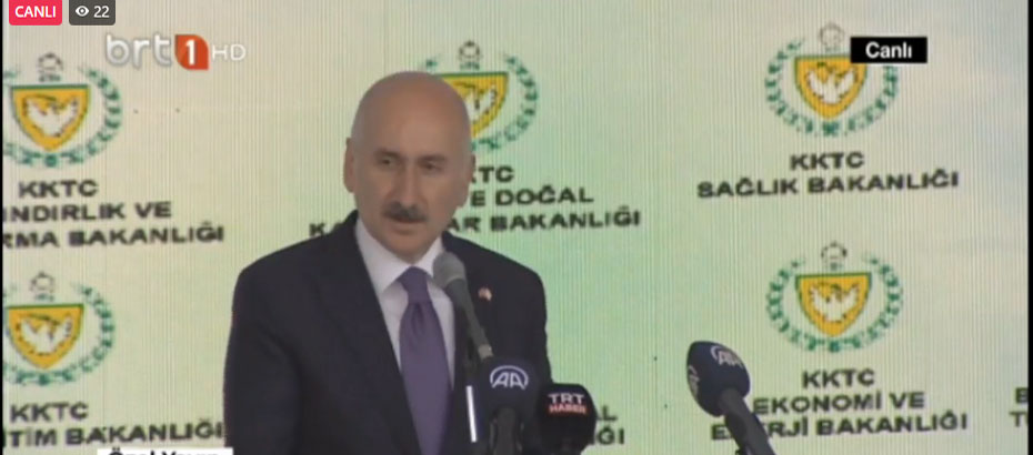 TC Ulaştırma ve Altyapı Bakanı Karaismailoğlu:Kıbrıs-Trabzon uçak seferleri Aralık ayında başlayacak
