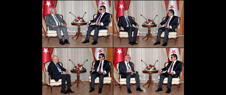 Başbakan Üstel, 15 Kasım Cumhuriyet Bayramı dolayısıyla TC’den gelen siyasi parti temsilcilerini kabul etti