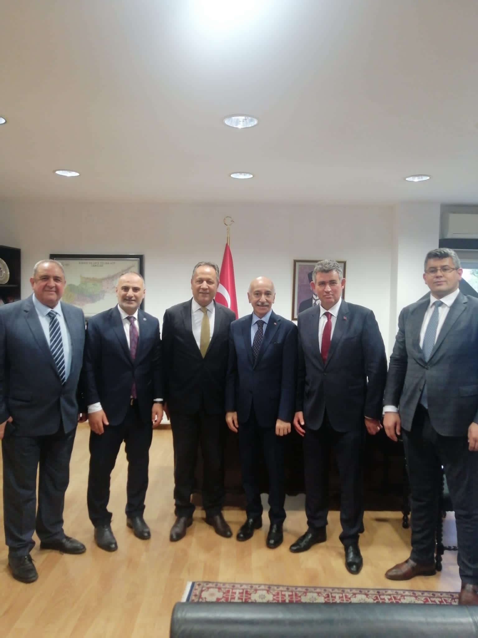 Feyzioğlu, TC Ulaştırma ve Alt Yapı Bakan Yardımcısı Selim Dursun ile görüştü