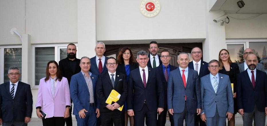 Büyükelçi Feyzioğlu, Ticaret Odası heyetiyle toplantı gerçekleştirdi