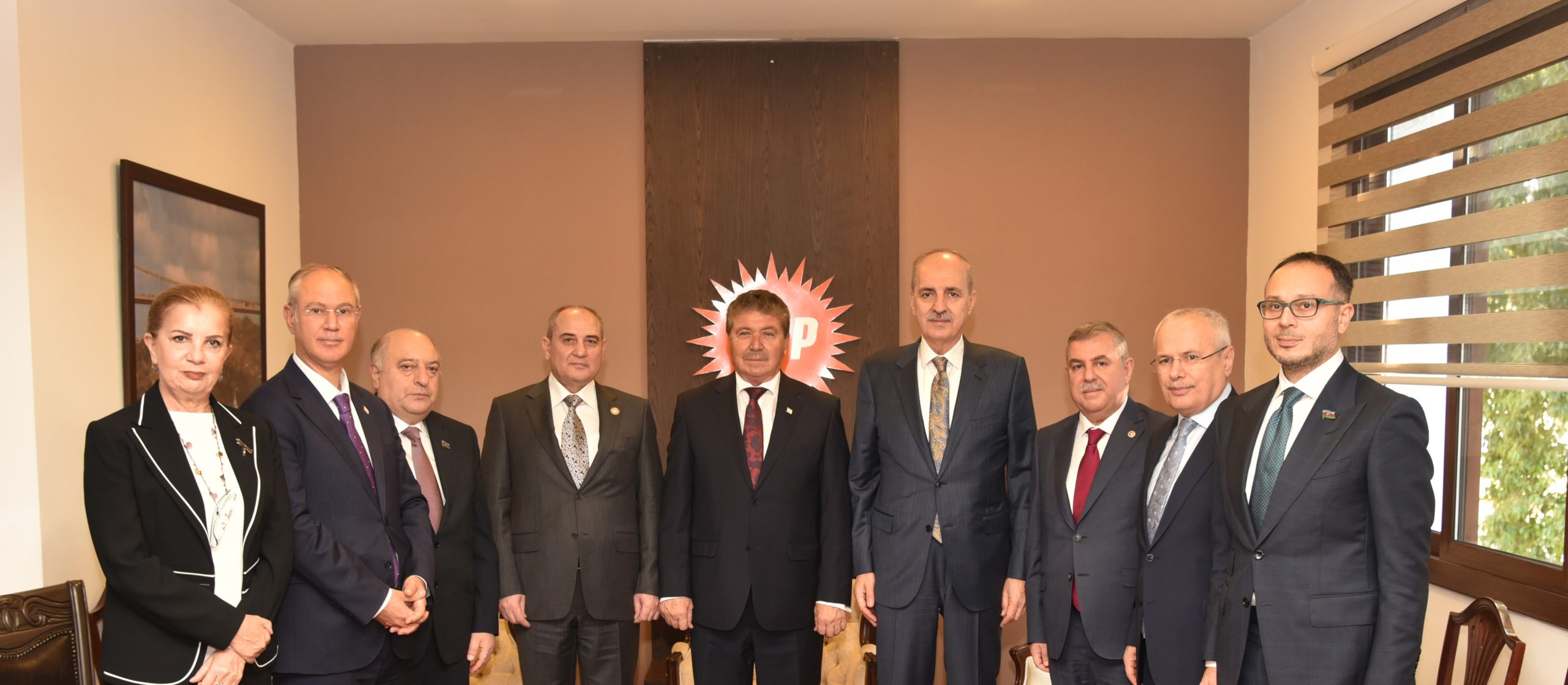 Üstel, AK Parti Genel Başkanvekili Kurtulmuş ile Yeni Azerbaycan Partisi Genel Başkanvekili Budaqov’u kabul etti