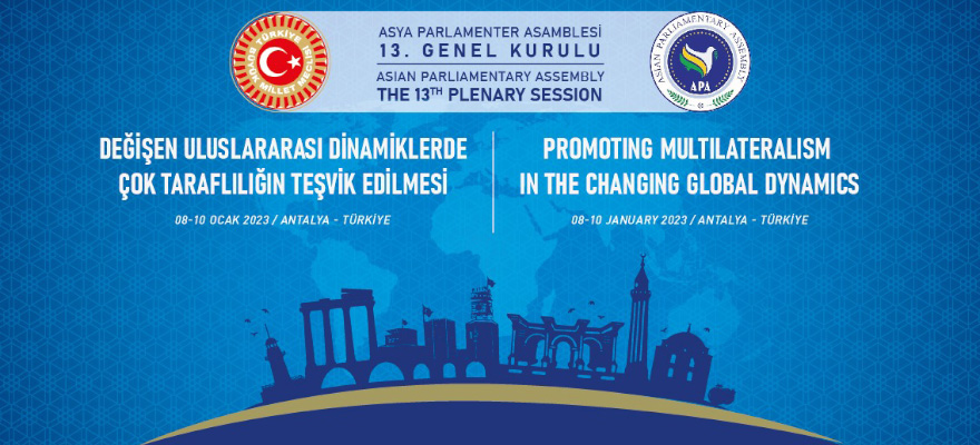 Antalya’da düzenlenecek Asya Parlamenter Asamblesi 13. Genel Kurulu’na Töre de katılacak