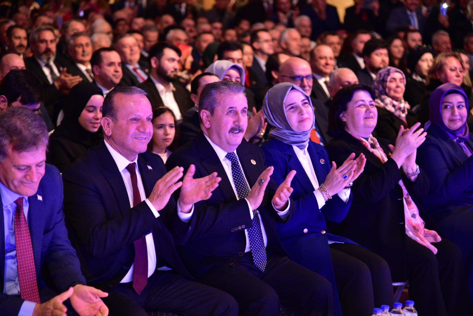 Arıklı ve Ataoğlu BBP’nin 30. kuruluş şölenine katıldı