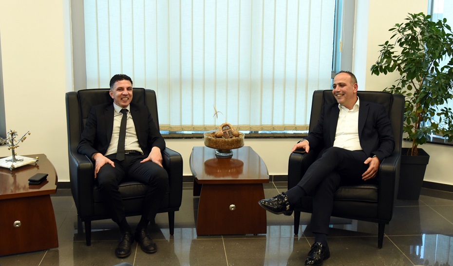 Lefkoşa Türk Belediyesi Başkanı Harmancı, Gönyeli-Alayköy Belediyesi Başkanı Amcaoğlu ile görüştü