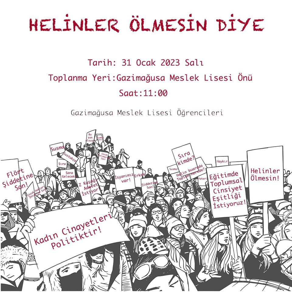 Arkadaşları Helin için eylem yapacak
