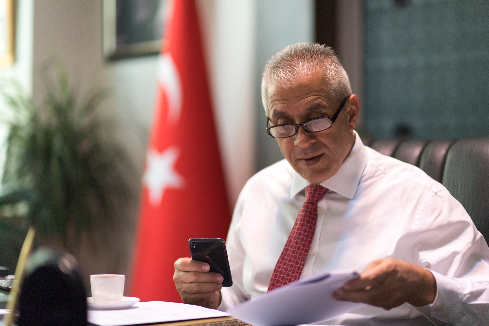 Çalışma Bakanı Taçoy Denktaş’ı andı