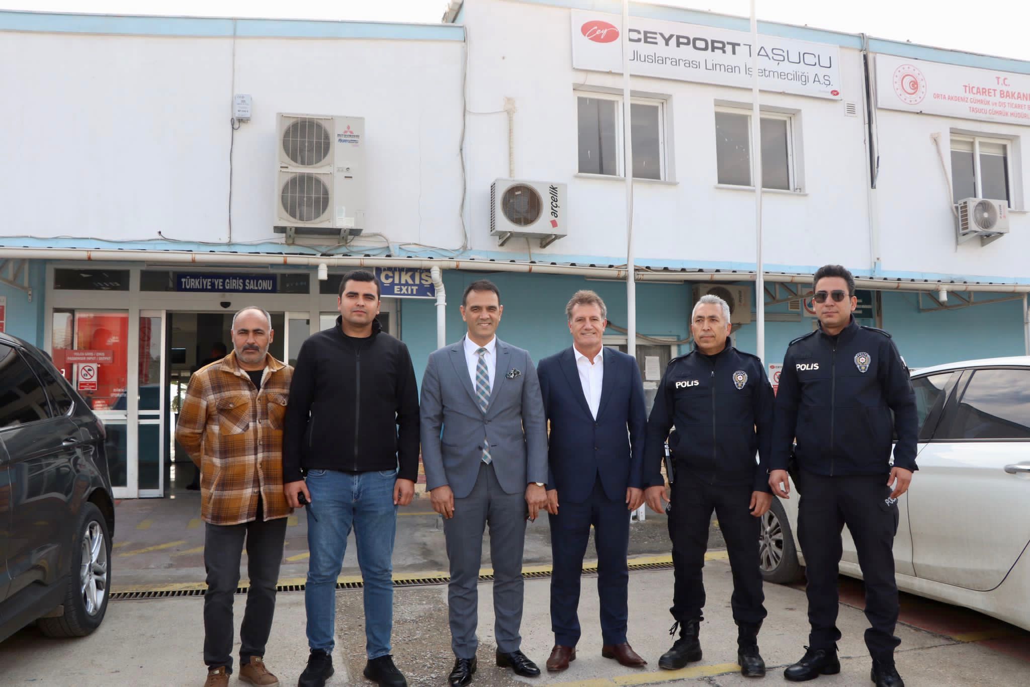 Arıklı Taşucu Limanı’nda incelemelerde bulundu