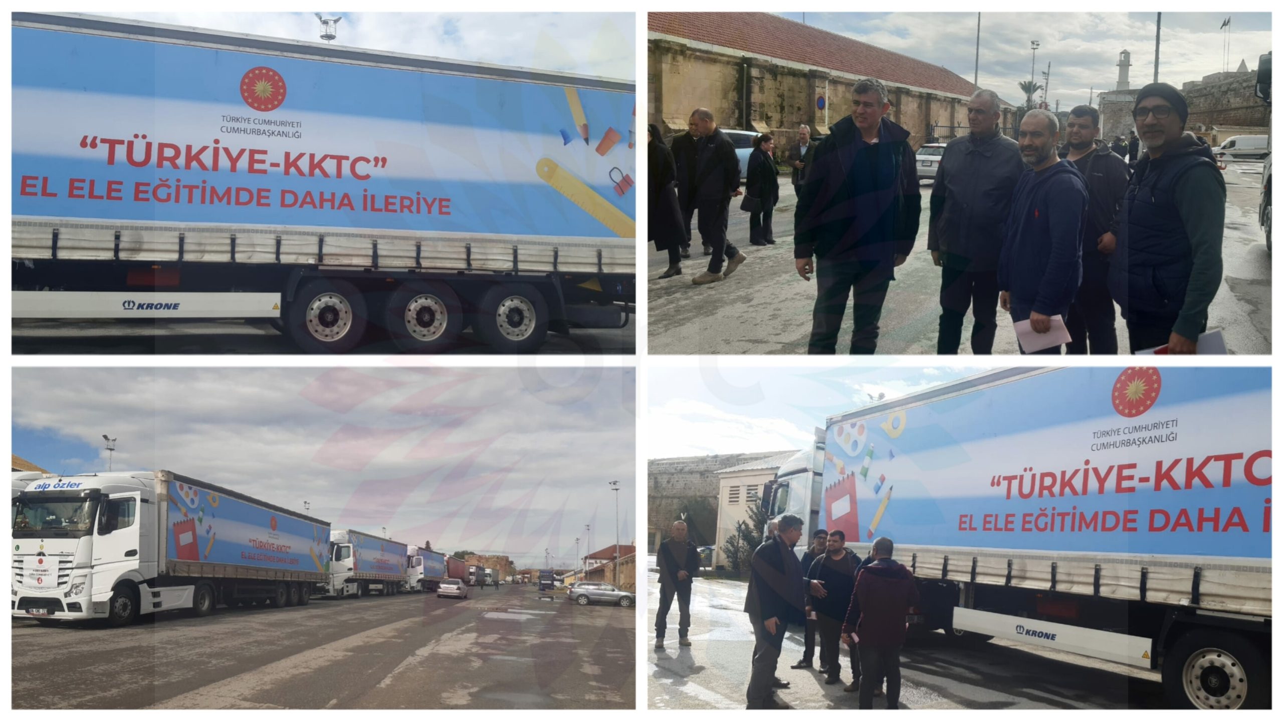 14 Tır eğitim-öğretim malzemesi KKTC’ye ulaştı
