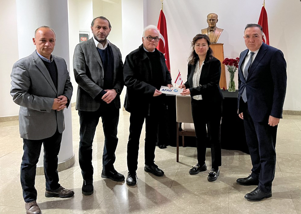 Dış Basın Birliği’nden AFAD’ın yardım kampanyasına destek