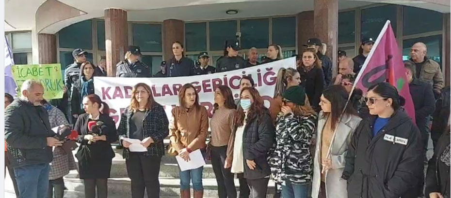 İçişleri Bakanlığı önünde eylem