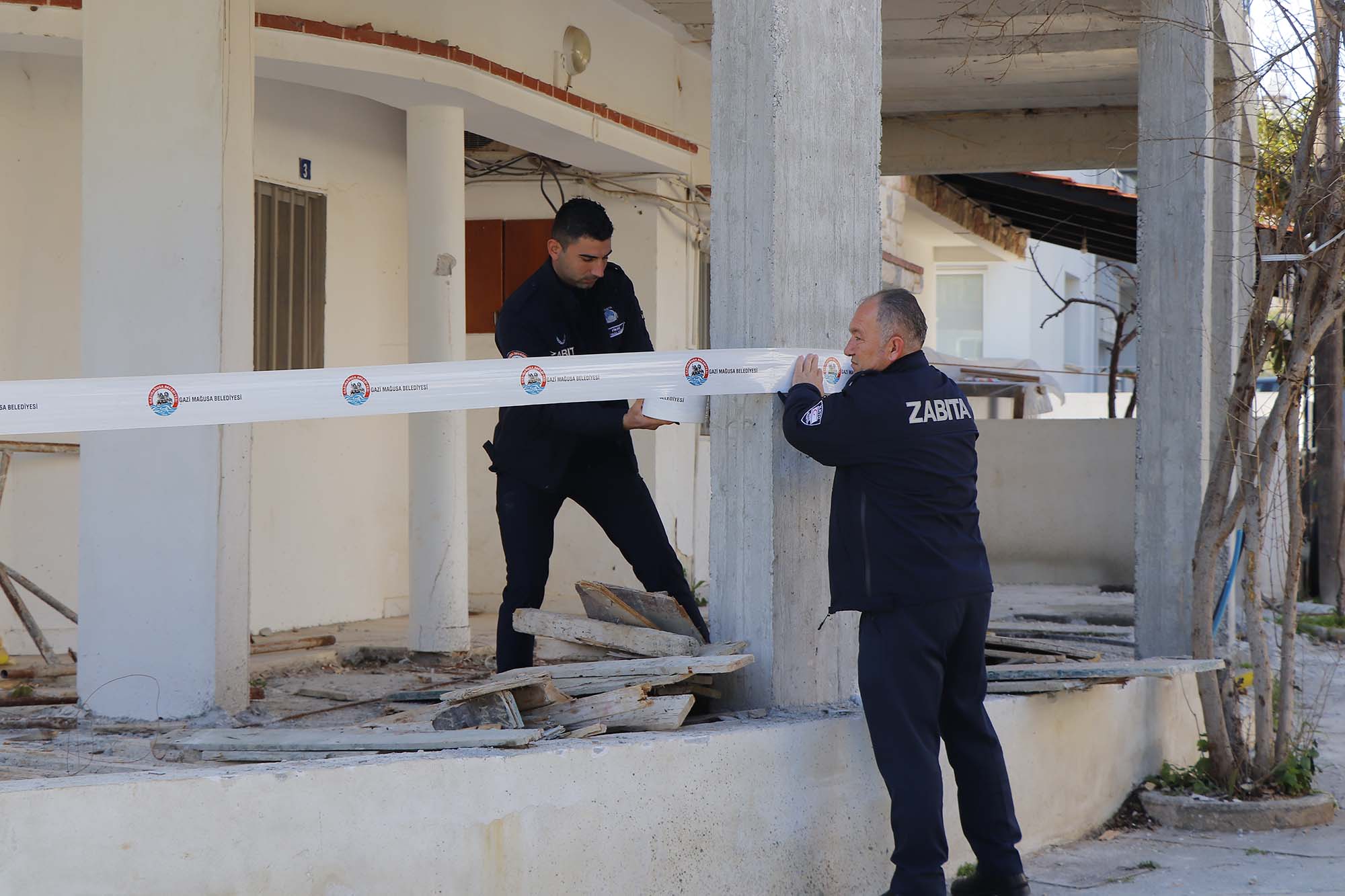Gazimağusa Belediyesi 1 haftada 3 inşaat mühürledi