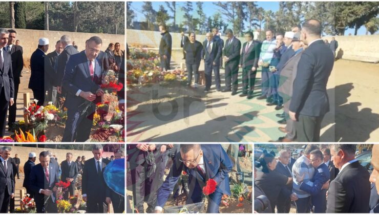 Oktay, Şampiyon Melekler’in kabirlerini ziyaret etti