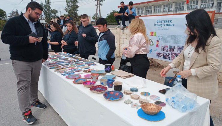 Polatpaşa Lisesi’nden “Üreterek İyileşiyoruz” geri dönüşüm projesi