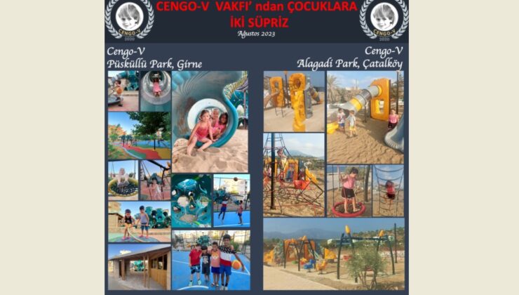 CENGO-V Vakfı’ndan çocuklara 2 sürpriz!
