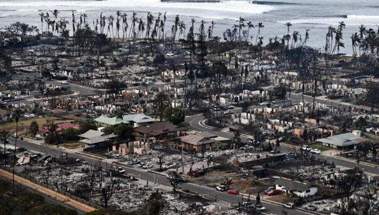 Yeşil bitki örtüsüyle bilinen Hawaii orman yangınlarına teslim