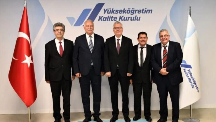 YÖDAK heyeti Ankara’da Yükseköğretim Kalite Kurulu’nu ziyaret etti