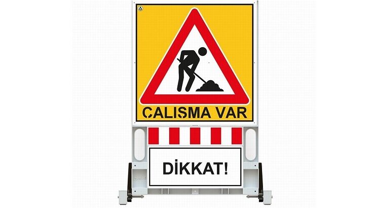 Ercan-Akıncılar arasında trafik tek şeritten verilecek