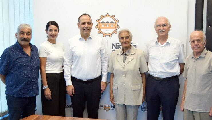 Harmancı Ayten Salih Berkalp’i kabul etti… Berkalp, Lefkoşa Maratonu’na katılacak