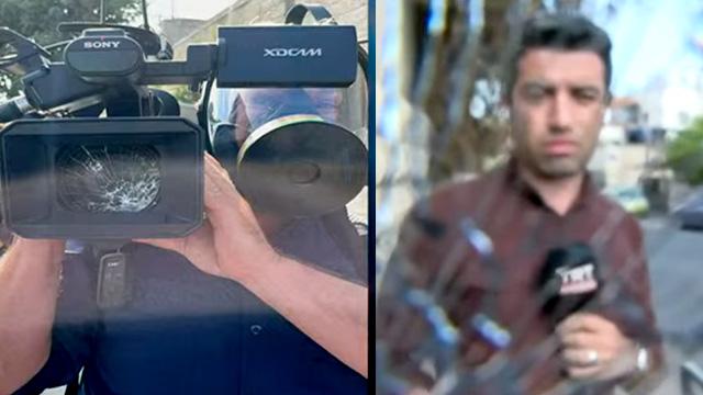 Kudüs’te TRT Haber ekibine saldırı