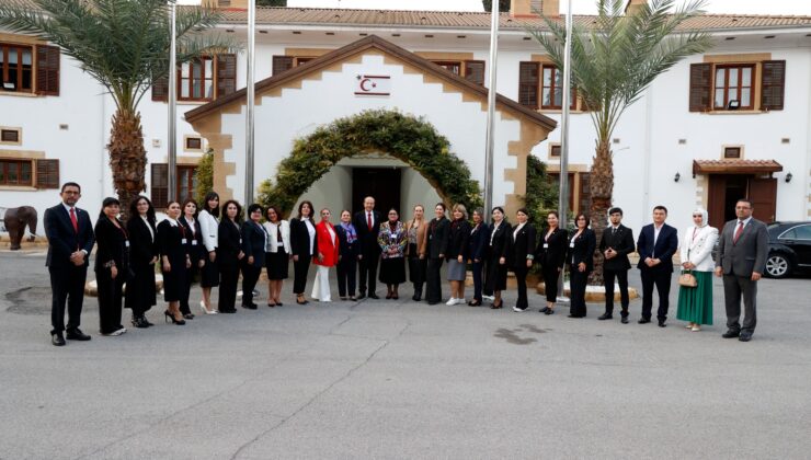 Cumhurbaşkanı Tatar, Türkiye, Azerbaycan ve Özbekista’ndan akademisyenlerle iş kadınlarını kabul etti – BRTK