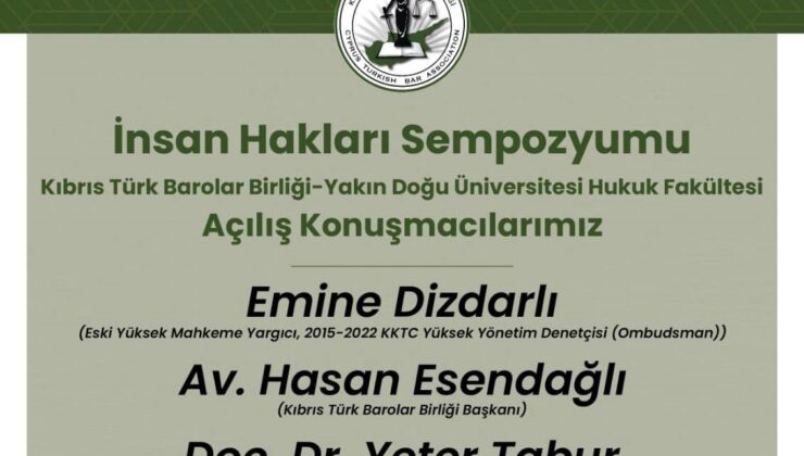 KTBB ile YDÜ Hukuk Fakültesi ‘İnsan Hakları Sempozyumu’ gerçekleştirdi – BRTK