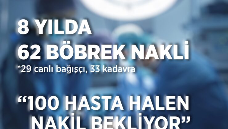 Dr. Burhan Nalbantoğlu Hastanesi’nde iki başaralı böbrek nakli operasyonu daha yapıldı – BRTK