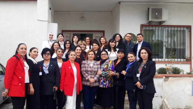 Özbek Kadın Hakları Derneği ve Türk Devletleri Kadın Birliği üyeleri Zaimağaoğlu’nu ziyaret etti – BRTK