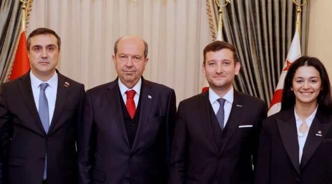 Cumhurbaşkanı Tatar, Dünya Türk İş Konseyi ve Dış Ekonomik İlişkiler Kurulu heyetini kabul etti – BRTK