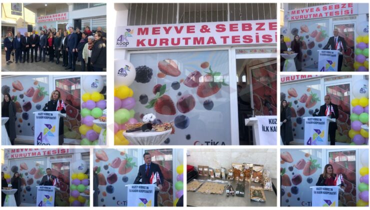 ‘Meyve ve Sebze Kurutma Tesisi’ törenle açıldı – BRTK